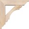 Ekena Millwork Olympic Traditional Smooth Bracket w/ Offset Brace, Douglas Fir, 5 1/2"W x 20"D x 20"H BKT0604X20X20OLY01SDF - alternate 3